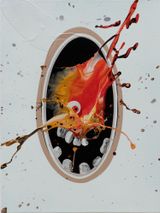 Jinete IV by Jose Castiella contemporary artwork painting works on paper