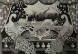 Let it not bite let it kiss by Maryam Yusifaliyeva contemporary artwork drawing