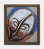 Mannlicher Kopf in der Diagonale Mans Head at a Diagonal by Meret Oppenheim contemporary artwork Painting