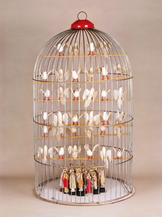Hell by Leon Ferrari contemporary artwork Sculpture