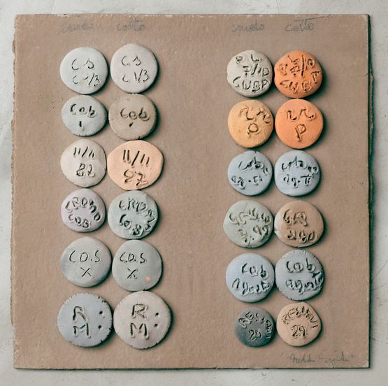 Swatch Table - RawCooked by Nedda Guidi contemporary artwork Sculpture