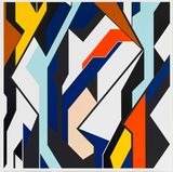 Vertical Power from Odysseus Factor by Sarah Morris contemporary artwork print