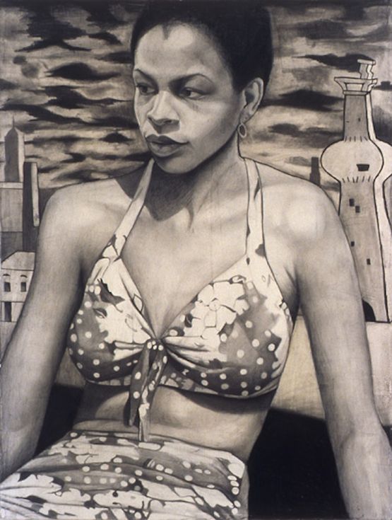 Polka Dot Bikini by Jenny Scobel contemporary artwork Drawing