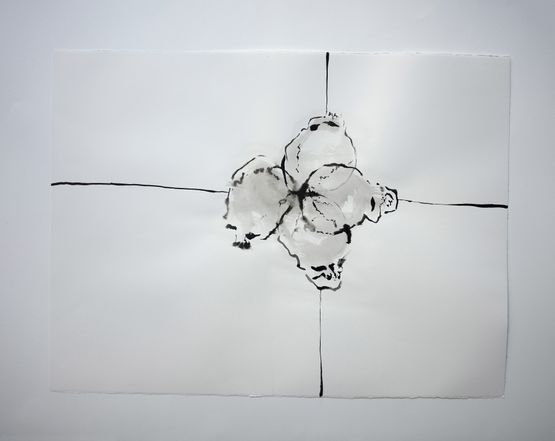 4 cranes by Annette Messager contemporary artwork Painting