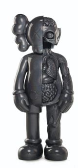 ORIGINALFAKE COMPANION - black by KAWS contemporary artwork sculpture