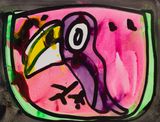Untitled by Katherine Bernhardt contemporary artwork painting works on paper drawing