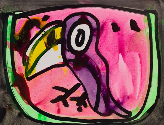 Untitled by Katherine Bernhardt contemporary artwork Painting