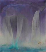 Waterfall at Night by So Young Park contemporary artwork painting