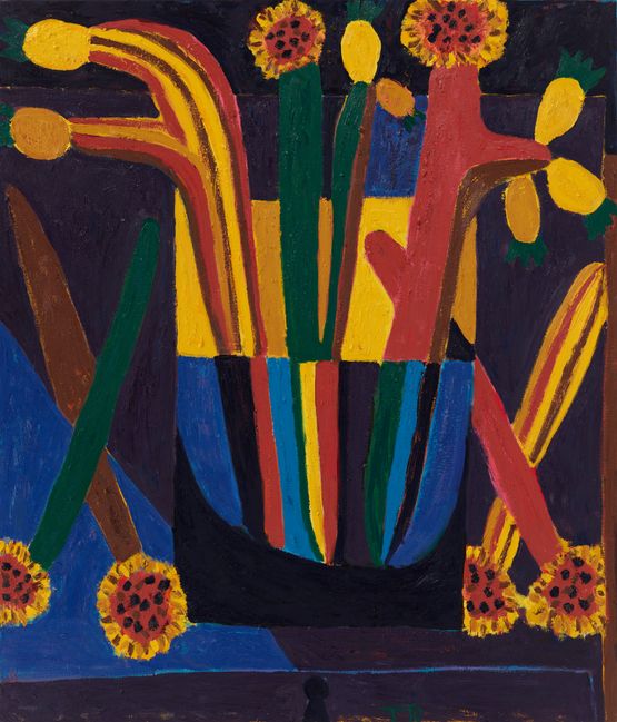 Untitled Flowers by Tal R contemporary artwork Painting