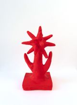 Red flower 4 by Rhandzu Vermeulen contemporary artwork sculpture