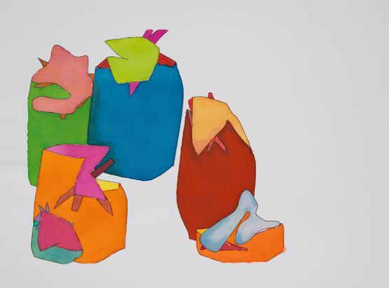 Untitled i23-3912 by Harold Cohen contemporary artwork Works on Paper