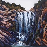 Falling Water by Neil Frazer contemporary artwork painting works on paper