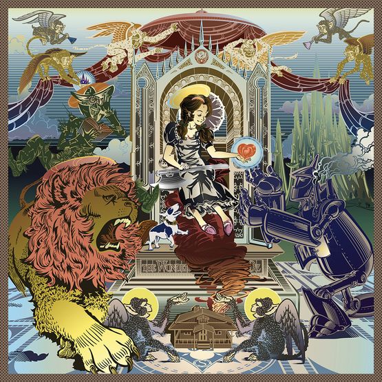 Jataka Tale of Bodhisattvas Karma with Ozs Wisdom Charity and Courage by Yang Mao-Lin contemporary artwork Photography