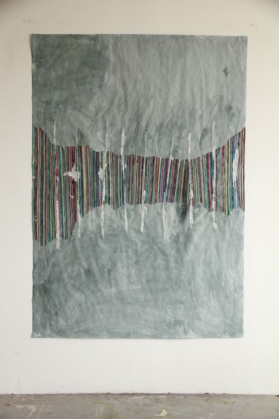 hierzwischenda by Myriam Holme contemporary artwork Painting