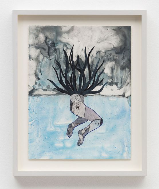 luz en lo oscuro study by Felipe Baeza contemporary artwork Works on Paper