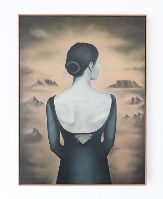 Under the Bleeding Sky by Heather Straka contemporary artwork Painting