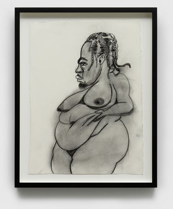 pulling folds by Jonathan Lyndon Chase contemporary artwork Drawing