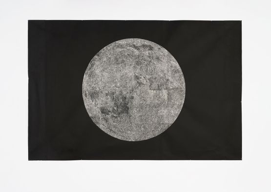 Wooden Moon by Kiki Smith contemporary artwork Painting