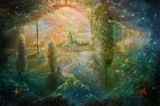 Celestial Garden by Karen Shiozawa contemporary artwork painting