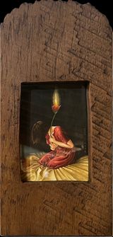 Luka Ini Pucat Seperti Pakaian Berkali Usai Pakai Ia Menganga pada Udara yang Menghanguskan Api This Wound Pale as Clothes Long Worn. Gapes toward the Air That Burns the Fire by Dian Suci contemporary artwork works on paper