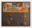 Objects from the Landscape on a Table by Kent Oconnor contemporary artwork Painting