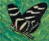 Zebra Long Wing by Claudia Keep contemporary artwork painting