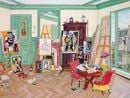Picassos Studio Rue de la Boetie by Damian Elwes contemporary artwork Painting