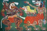 The Loyal Barong by Heri Dono contemporary artwork painting