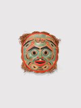 Kwakwakawakw Musgamakw Dzawadaenuxw First Nation Moon by Beau Dick contemporary artwork sculpture