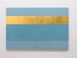 Sfumato grigio con oro paesaggio by Ettore Spalletti contemporary artwork painting