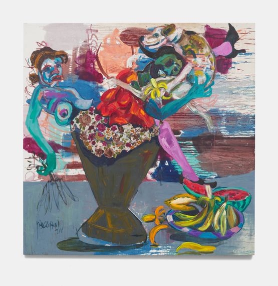My Cup is Full by Wycliffe Mundopa contemporary artwork Painting