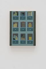 Blue Drawers by Nina Silverberg contemporary artwork painting
