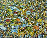 Lorry Station HSE 17620 by Professor Ablade Glover contemporary artwork painting