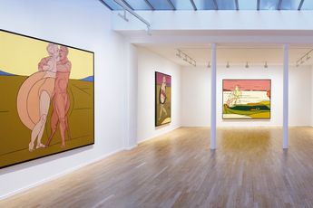 Contemporary art exhibition Valerio Adami Les annees 80 at Templon 30 rue Beaubourg Paris France