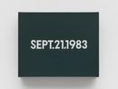 SEPT.211983 TODAY Series No.26 1983 by On Kawara contemporary artwork Painting