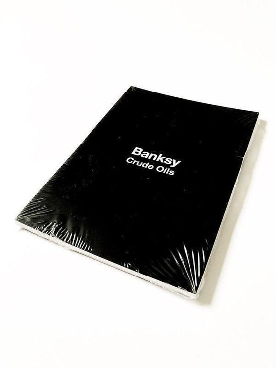 Crude Oils postcard set complete sealed set of 10 by Banksy contemporary artwork Print