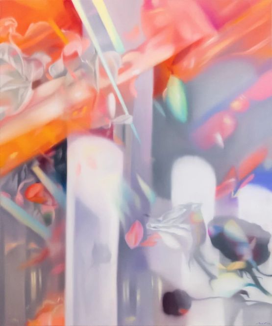 Ethereal Rose by Wannita Tankeng contemporary artwork Painting