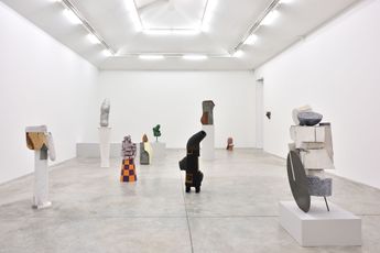 Contemporary art exhibition Arlene Shechet Some Truths at Almine Rech Paris Rue de Turenne France