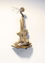 Deer Precarios by Cecilia Vicuna contemporary artwork mixed media sculpture