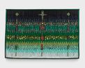 Croix dAgadez et kente by Abdoulaye Konate contemporary artwork Textile