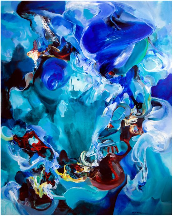 Symphony of Ocean Floor by Wu Shuang contemporary artwork Painting