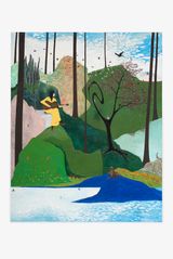 The Sacred Bird Tree by Clare Rojas contemporary artwork painting