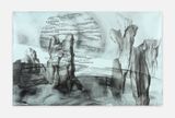 Still dreaming she knew it was time to set sail by Katja Davar contemporary artwork drawing
