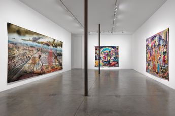 Contemporary art exhibition Grayson Perry Posh Cloths at Victoria Miro Wharf Road London United Kingdom