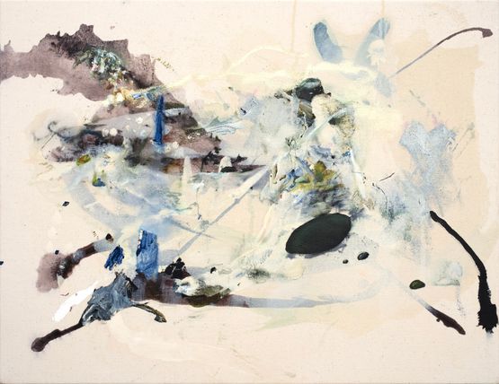 cold rock by Araminta Blue contemporary artwork Painting