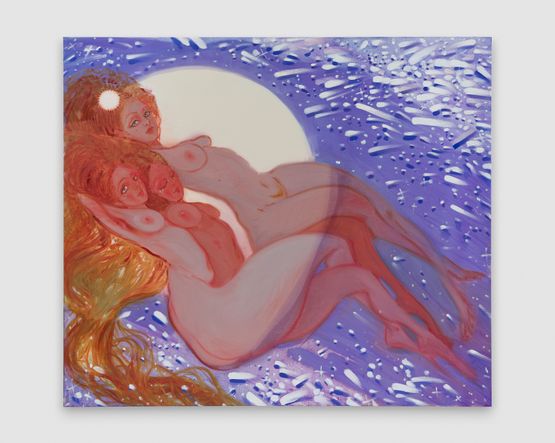 Odalisques Celestes by Sofia Mitsola contemporary artwork Painting