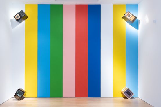 I Never Read Wittgenstein by Nam June Paik contemporary artwork Painting