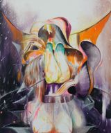 poltergeist by Gene Paul Martin contemporary artwork painting works on paper