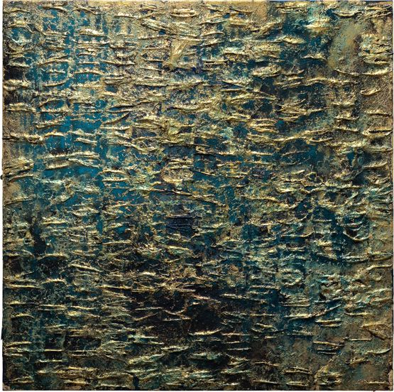 Blue Bloods VIII by Kirtika Kain contemporary artwork Painting