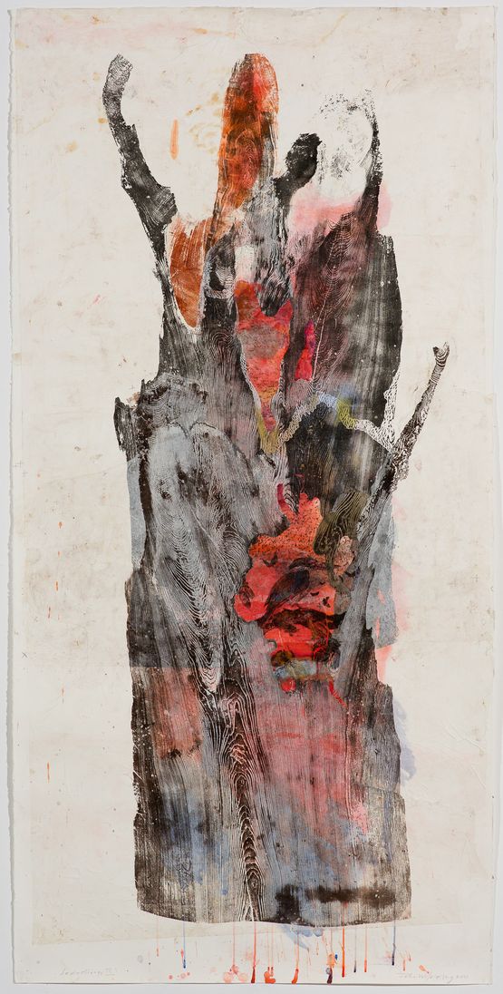Termitaria Indwelling III by John Wolseley contemporary artwork Painting